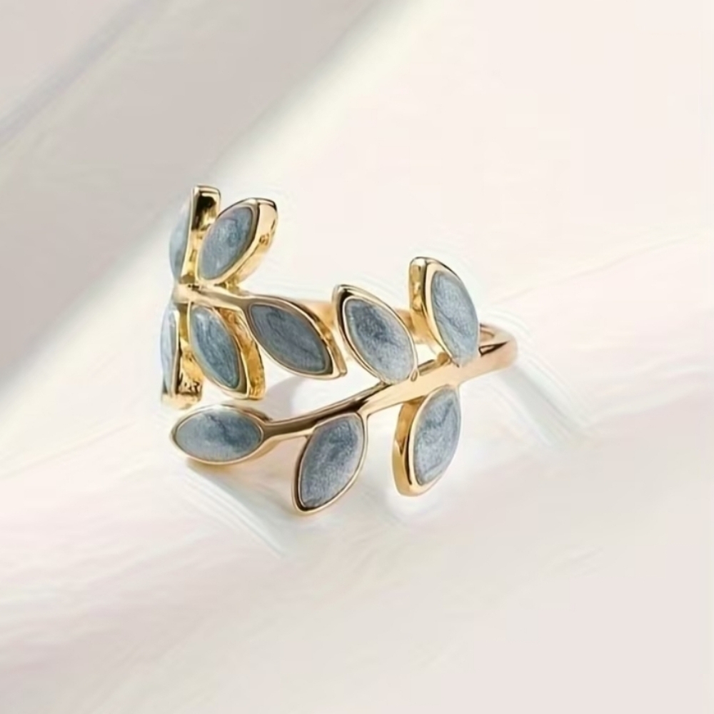 Tree Leaf Open Ring